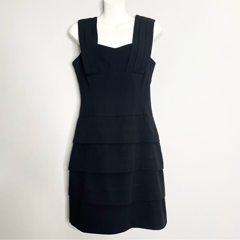 LAILA AZHAR Tiered Cocktail Dress Mini